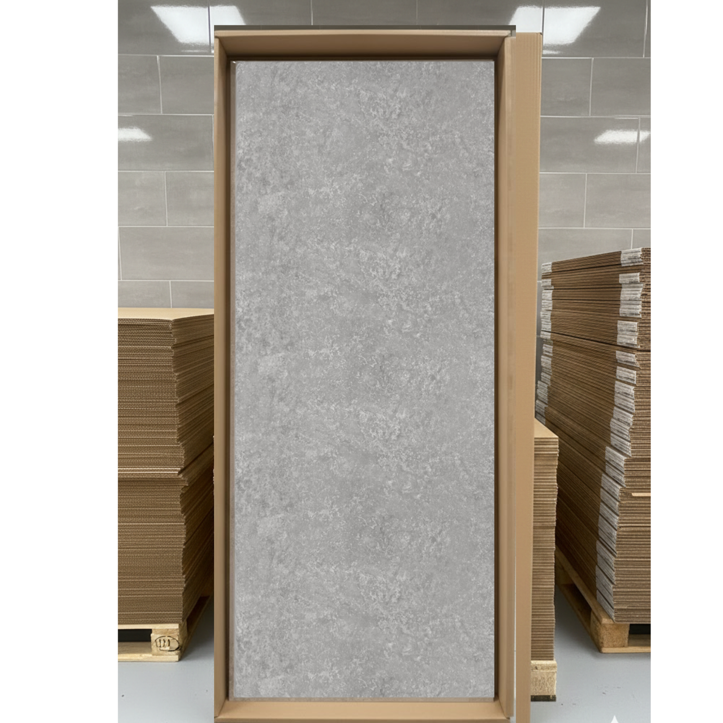 10mm Grey Concrete Marble Matt | 1000mm x 2400mm | Waterproof Wall Cladding