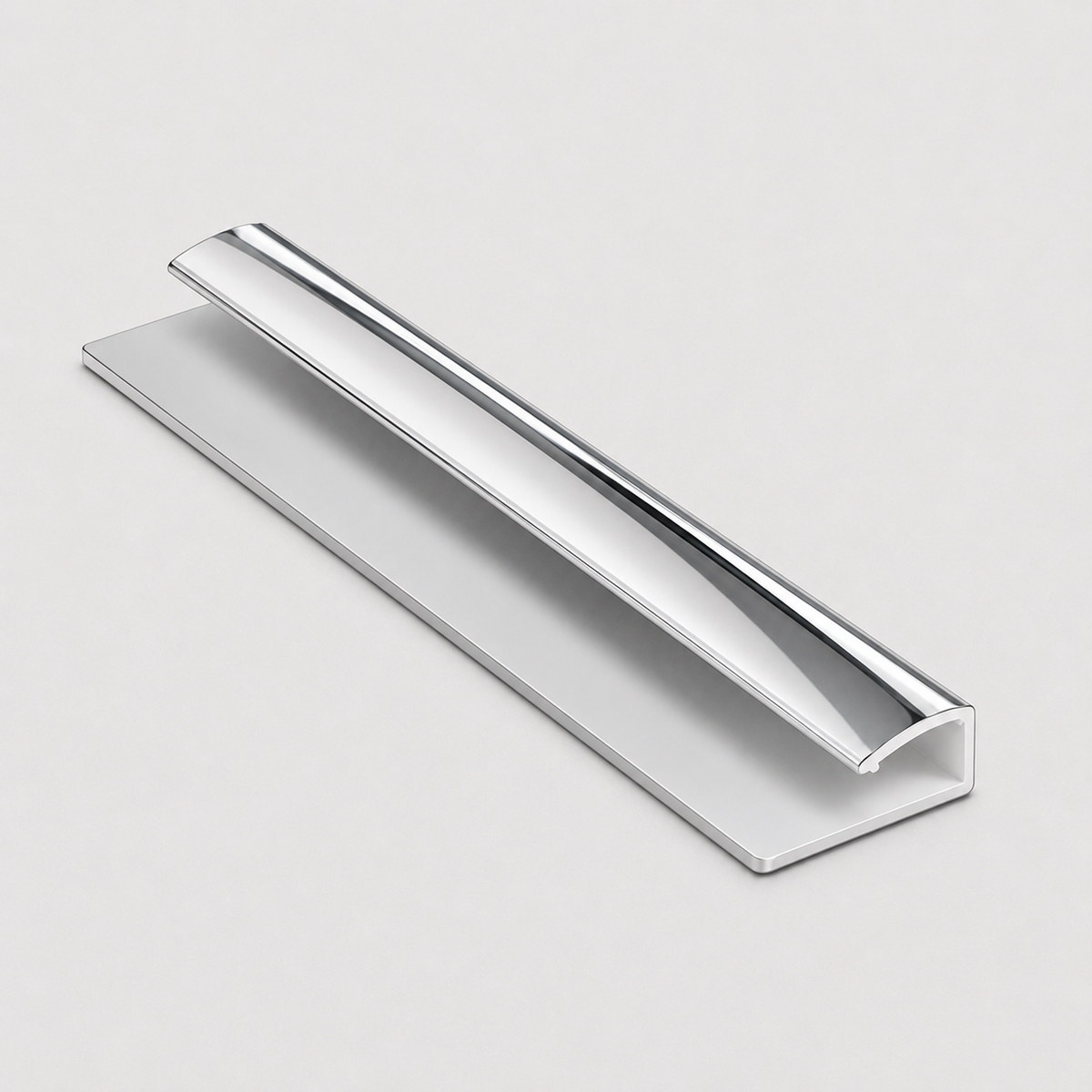End cap PVC wall panel trim 10mm - chrome