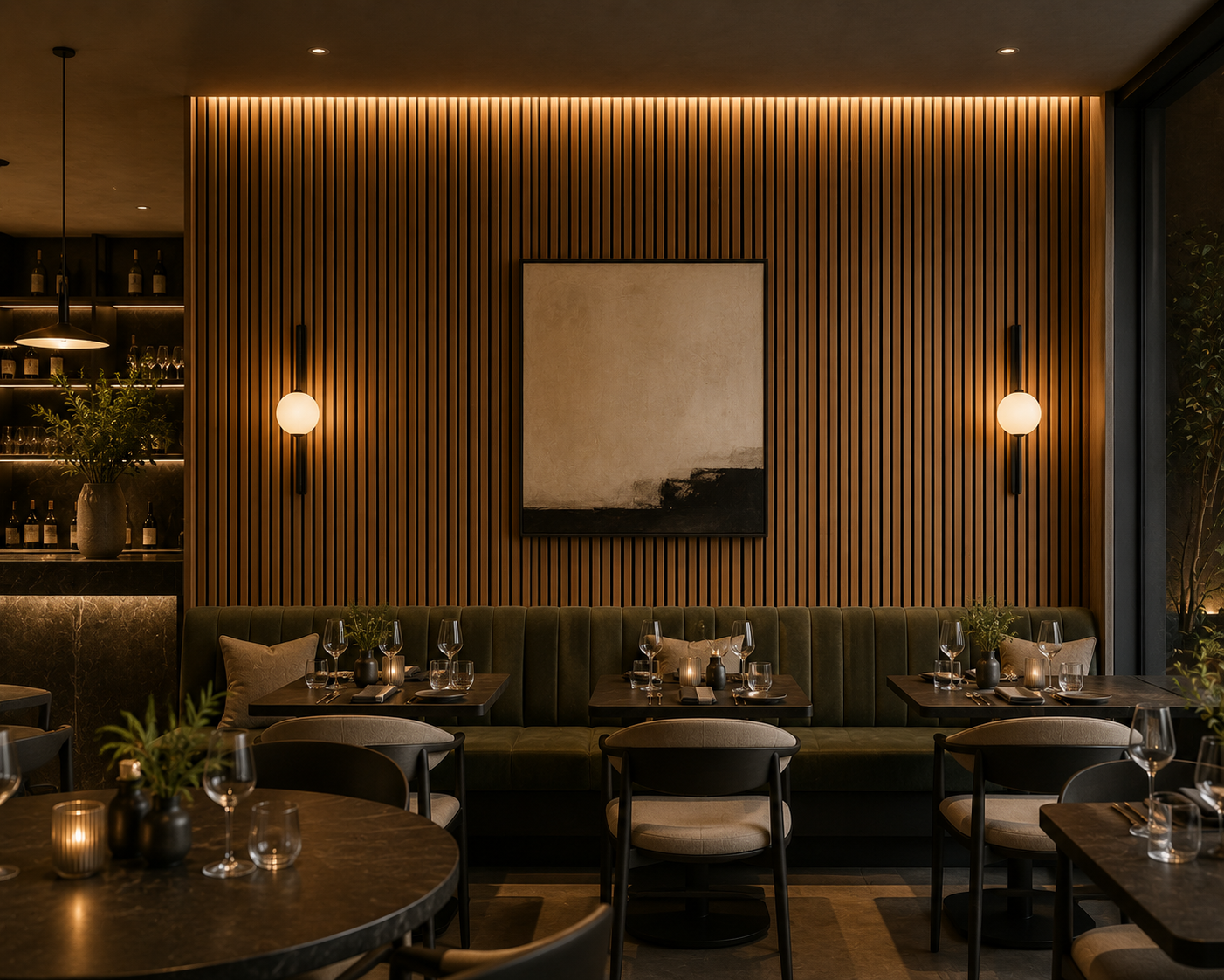 Acoustic Wall Panels for Restaurants & Cafés UK | PanelDeals