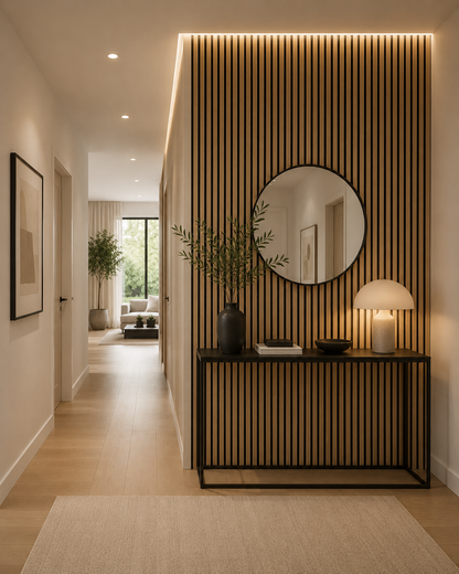 Acoustic Wall Panel | Natural Oak | 2400mm x 600mm x 21mm | 1.44m² | Single Panel