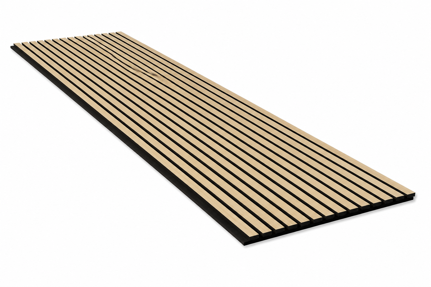 Media Wall Set – Natural Oak Acoustic Wall Panel - PVC Wall Panel- 240cm × 240cm/360cm