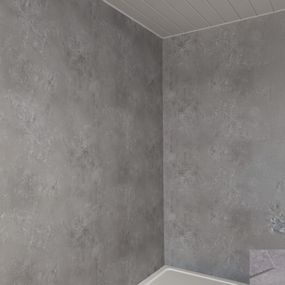 10mm Grey Concrete Marble Matt | 1000mm x 2400mm | Waterproof Wall Cladding