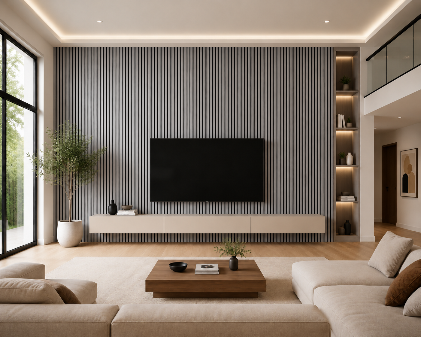 Acoustic Wall Panel | Grey Oak | 2400mm x 600mm x 21mm | 1.44m² | Single Panel