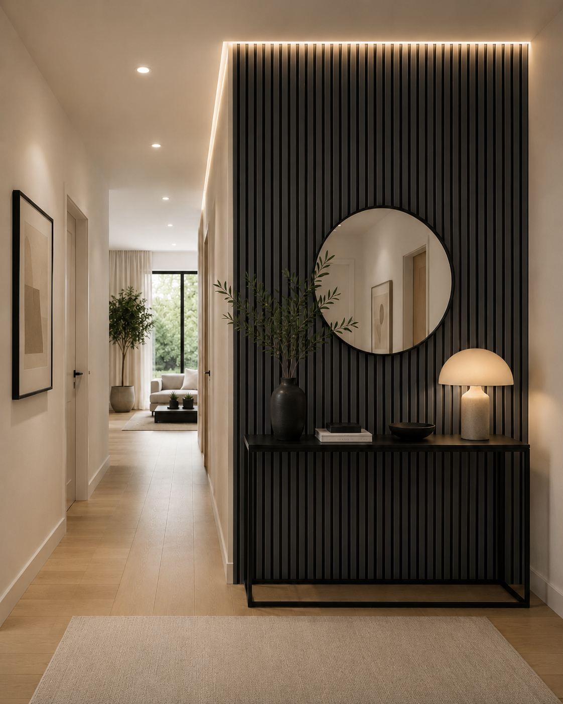 Acoustic Wall Panel | Black Oak | 2400mm x 600mm x 21mm | 1.44m² | Single Panel