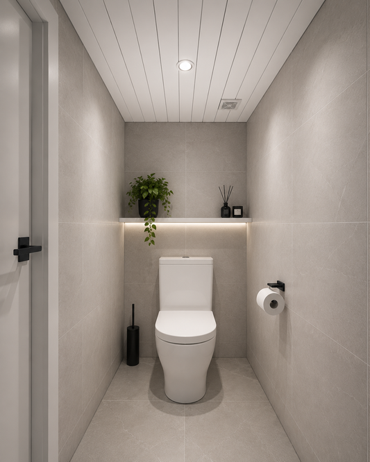 PVC Ceiling Panels UK | Waterproof V-Groove Cladding | PanelDeals