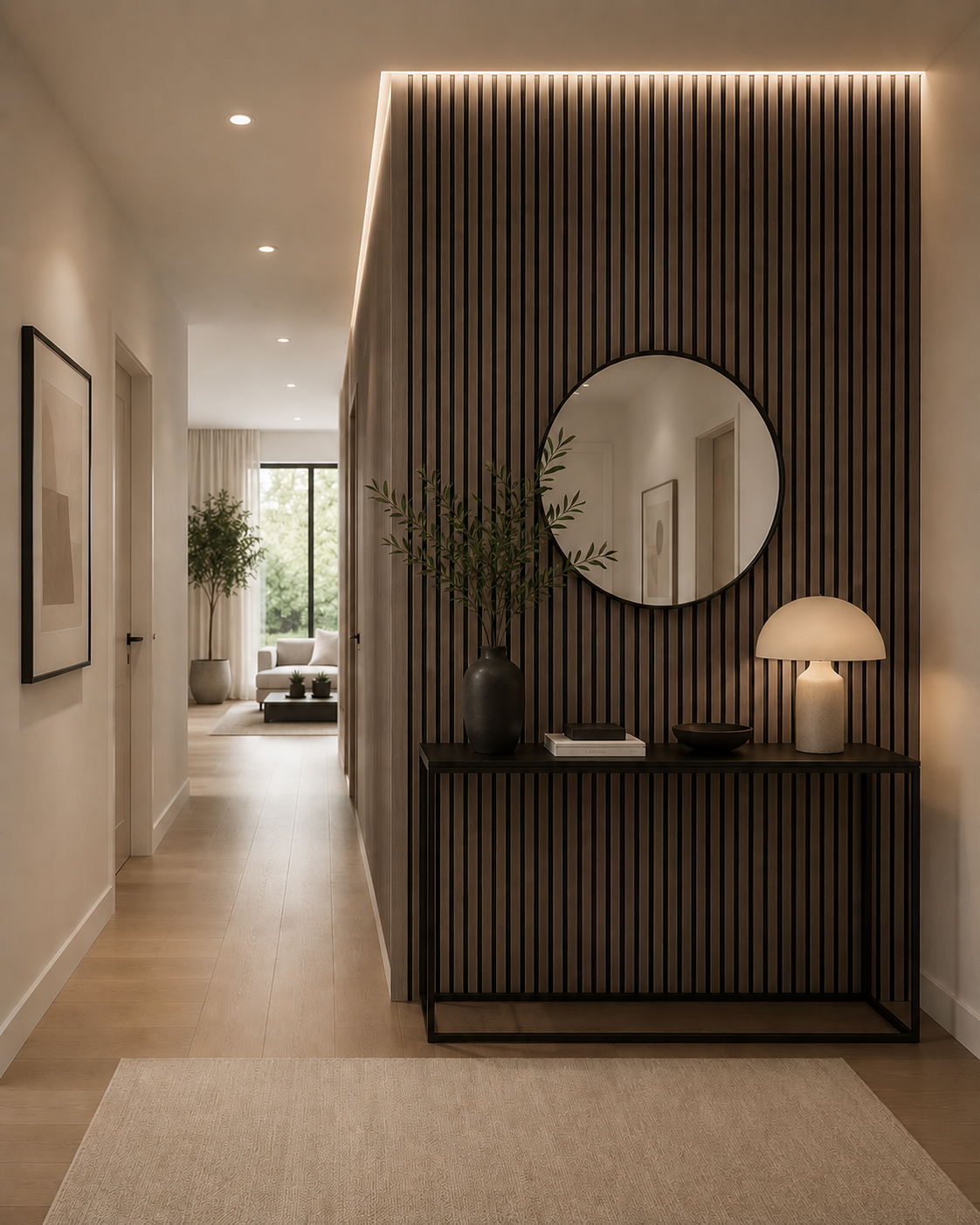 Smoked Oak Acoustic Wall Panel Twin Pack | 2400×600mm | 2 Panels