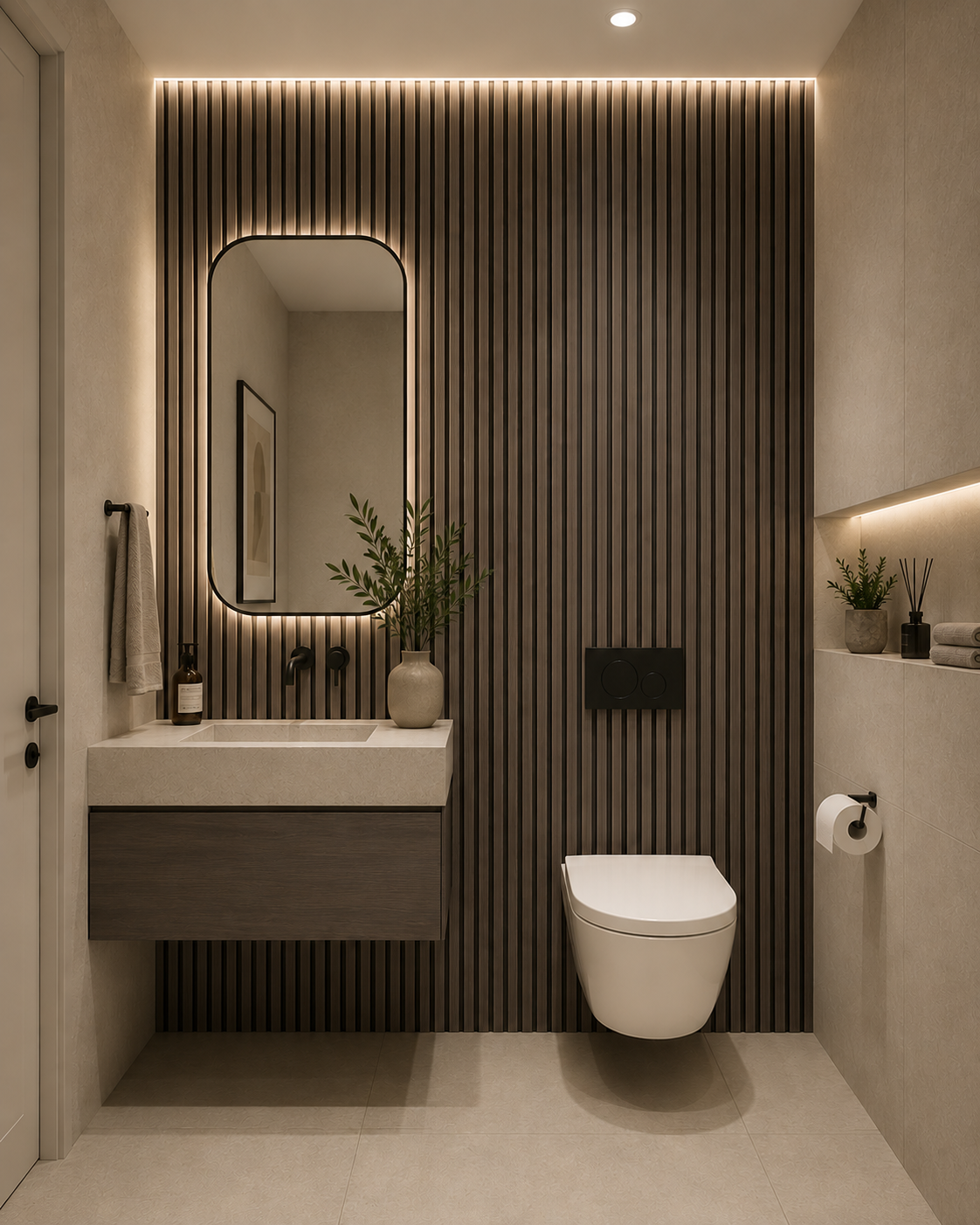 Smoked Oak Acoustic Wall Panel Twin Pack | 2400×600mm | 2 Panels