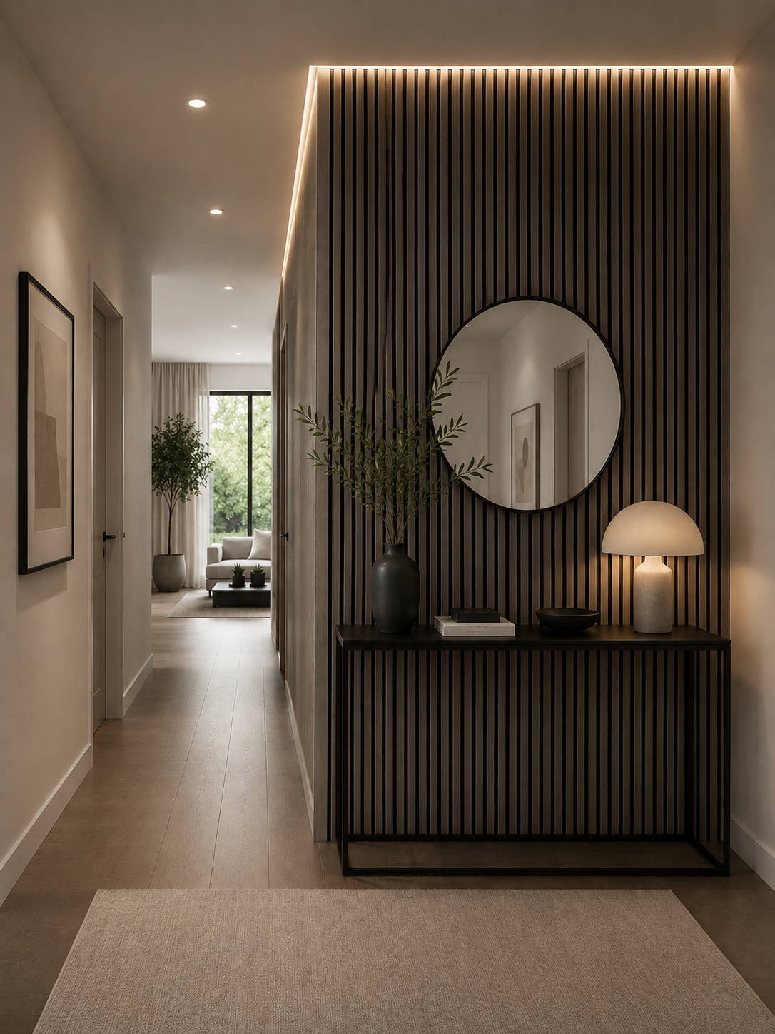 Acoustic Wall Panel | Dark Smoke Oak | 2400mm x 600mm x 21mm | 2.88m² | Twin Pack