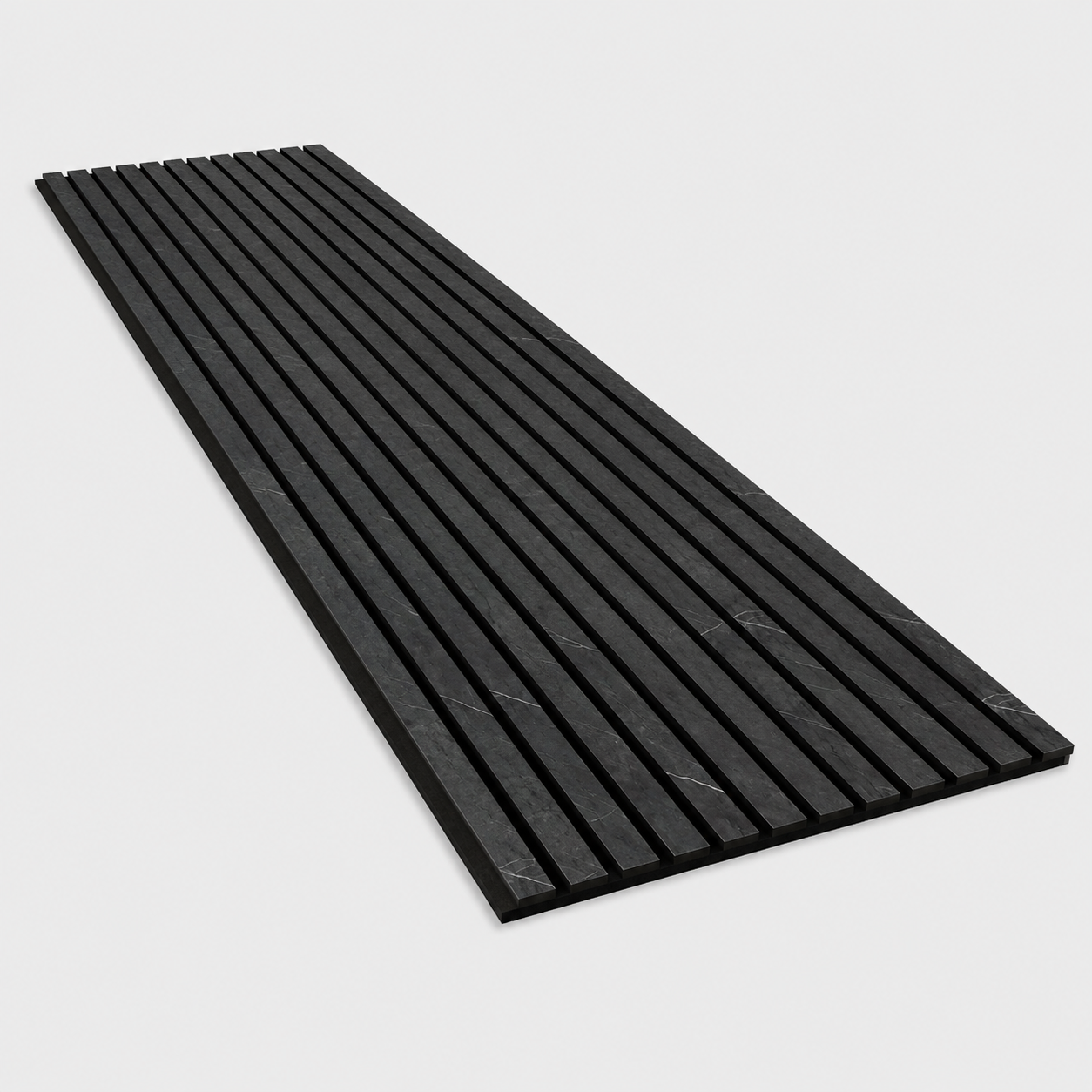 Acoustic Wall Panel | Grey Stone Effect | 2400mm x 600mm x 21mm | 1.44m² | Single Panel
