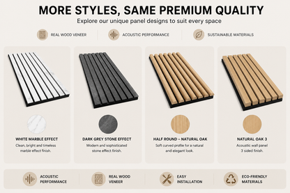 Acoustic Wall Panel | Walnut | 2400mm x 600mm x 21mm | 1.44m² | Single Panel