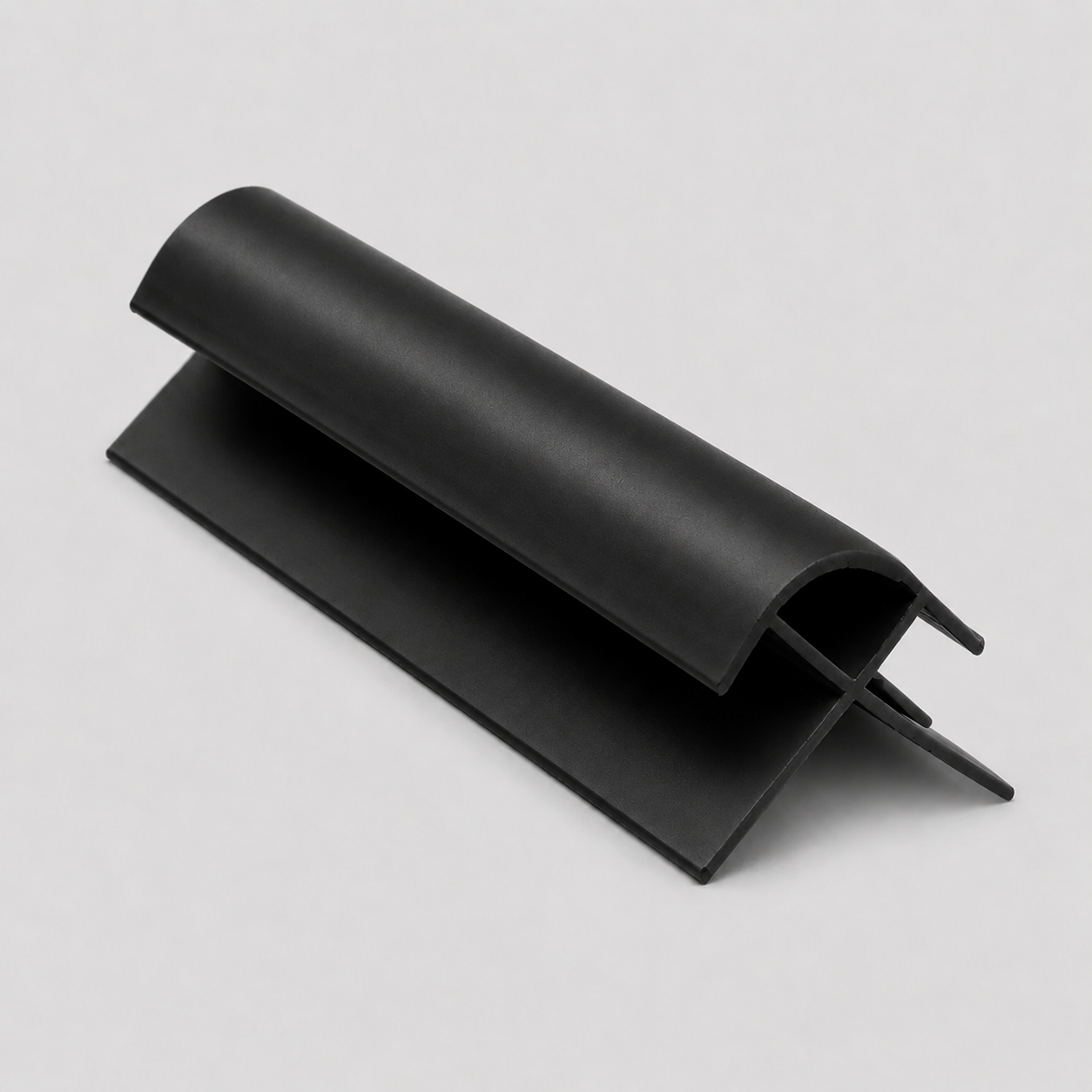 External corner PVC wall panel trim 5mm - black
