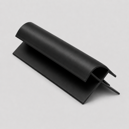 External corner PVC wall panel trim 5mm - black