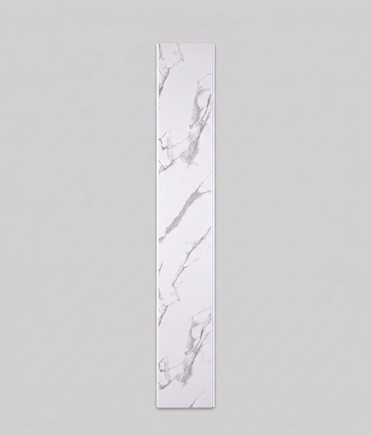 PVC Wall Panel White Marble Matt – Waterproof Shower & Bathroom Wall Cladding 2600×250mm 10 Pack