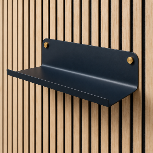 Black holder bracket for acoustic wall panels