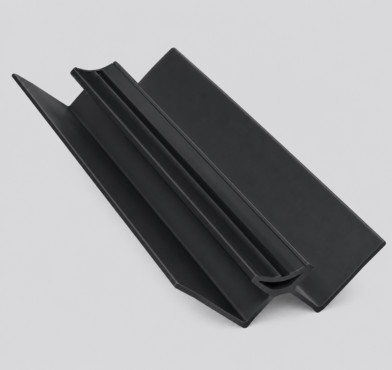 Internal corner PVC wall panel trim 5mm - black