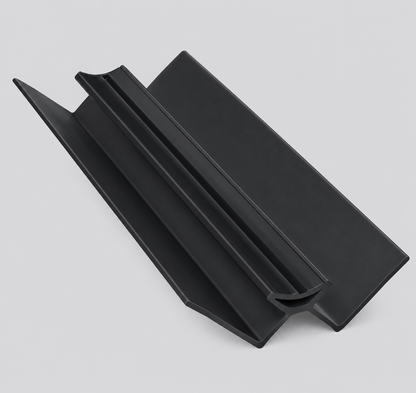 Internal corner PVC wall panel trim 5mm - black