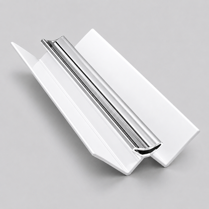Internal corner PVC wall panel trim 5mm - chrome