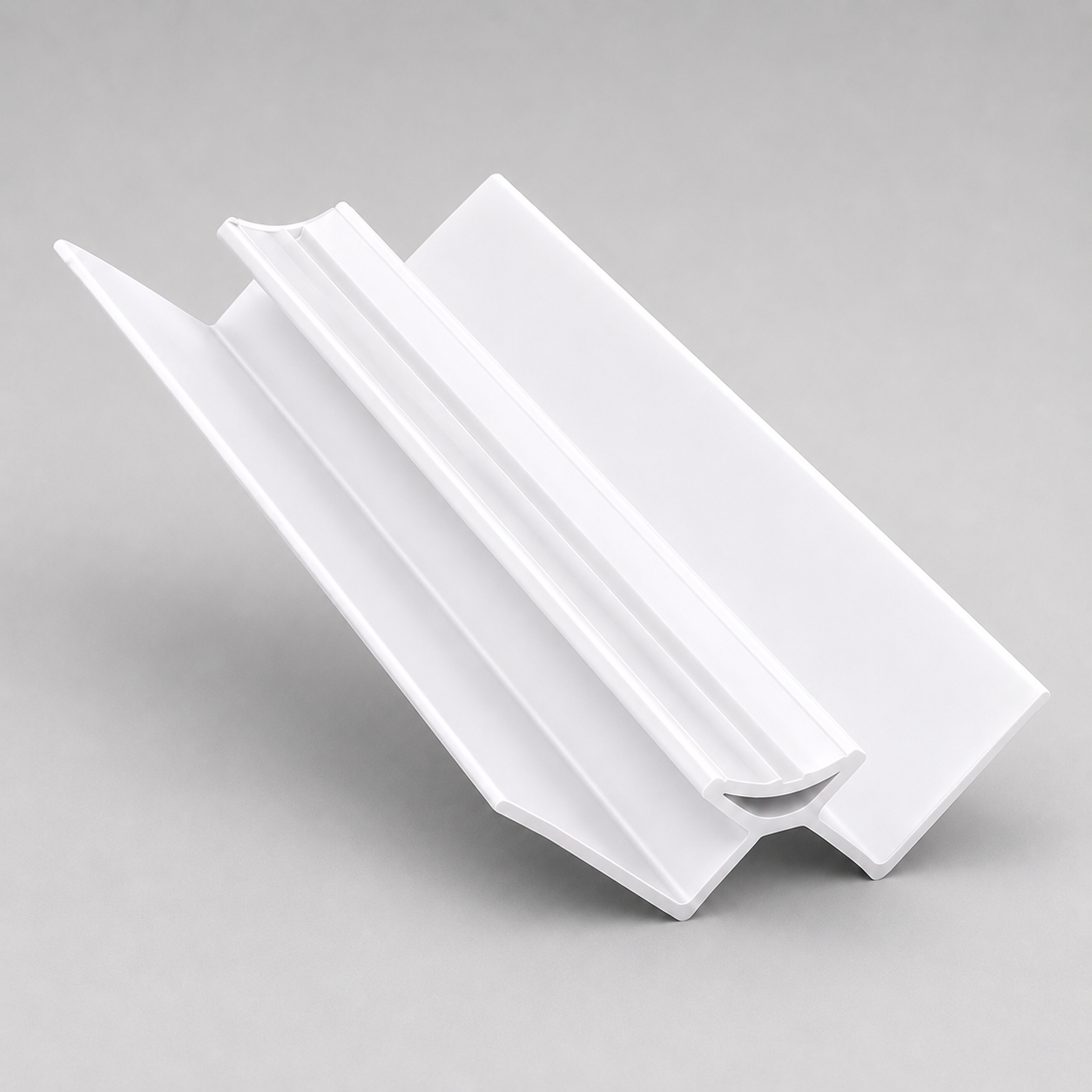 Internal corner PVC wall panel trim 8mm - white matt
