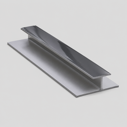 H-joint bar PVC wall panel trim 5mm - chrome