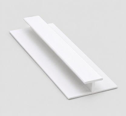 H-joint bar PVC wall panel trim 8mm - white