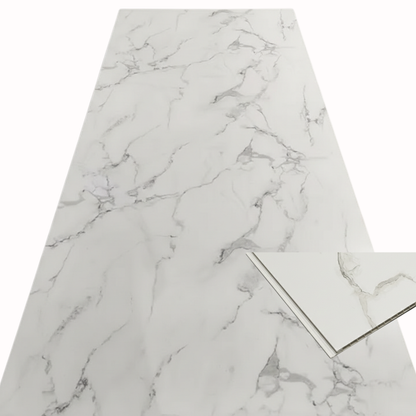 10mm Carrara Marble Matt PVC Shower Panel 1000x2400mm Waterproof Wall Cladding